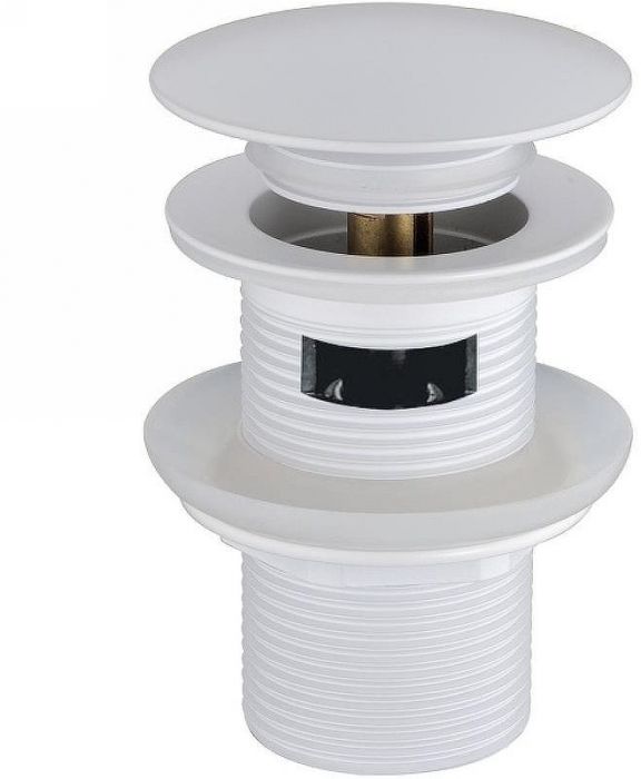 Донный клапан Boheme 612/2-MW Click-Clack Белый матовый