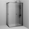 Душевой уголок AM.PM Sunny 120х80 W87G-403-12080-BT профиль Черный матовый стекло прозрачное