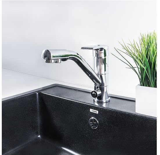 Смеситель для кухни Ekko E4304 цвет Хром