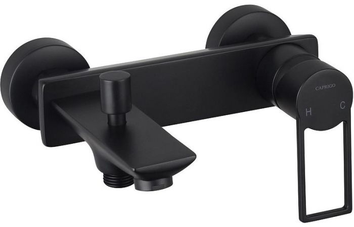 Смеситель для ванны Caprigo Kub 54-011-ner Черный матовый