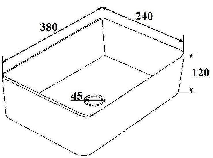 Раковина-чаша Runo Duo 38 00-00001356 Белая
