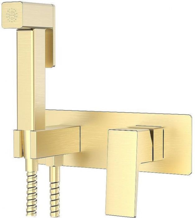 Гигиенический душ со смесителем Splenka S01.52.03 Золото матовое