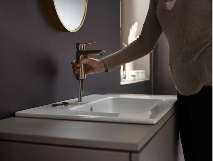 Смеситель для раковины Hansgrohe Talis E 71712140 Шлифованная бронза