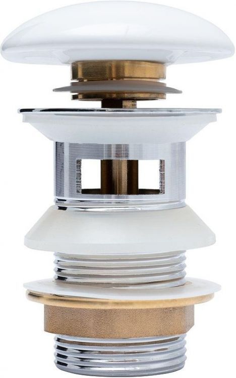 Донный клапан Aquanet 333927 click-clack цвет Белый