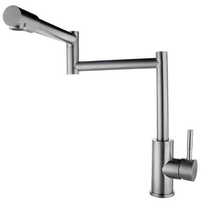 Смеситель для кухни Fashun A54409 цвет Сатин