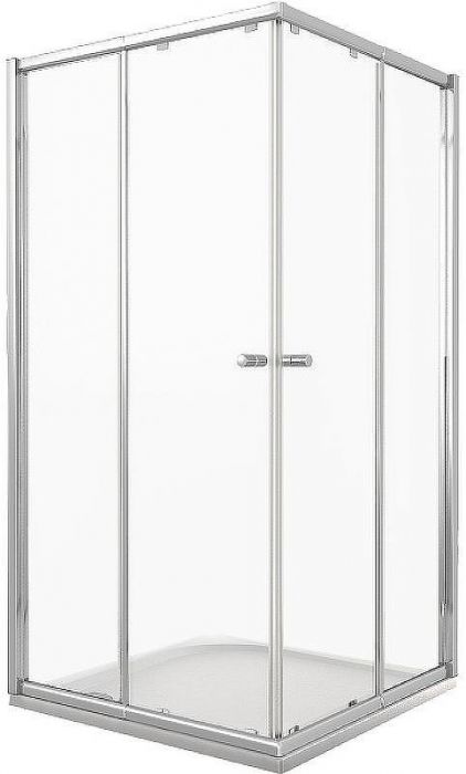 Душевой уголок Good Door Lira CR-100-C-CH 100х100 профиль Хром стекло прозрачное