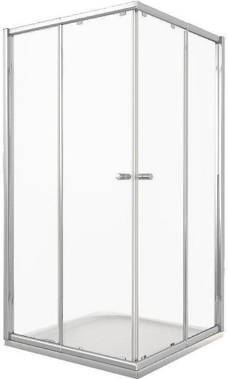 Душевой уголок Good Door Lira CR-100-C-CH 100х100 профиль Хром стекло прозрачное