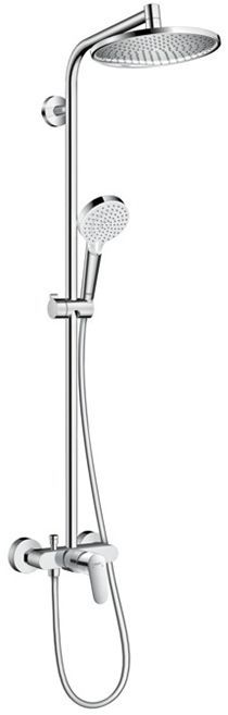 Hansgrohe Crometta S 240 SHP Душевая система 102см, с верхним &Oslash;240мм., ручным дешем и однорычажным семесителем, цвет: хром ЦЕНА по АКЦИИ