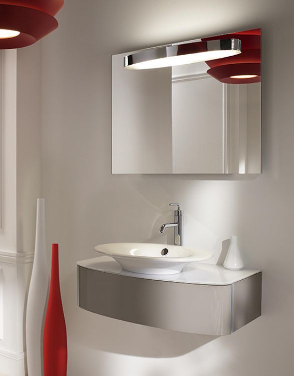 Тумба подвесная Presquile, цвет серый титан, лак, 85 см, [EB1100-N21]