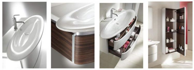 Тумба подвесная Presquile, цвет серый титан, лак, 85 см, [EB1100-N21]