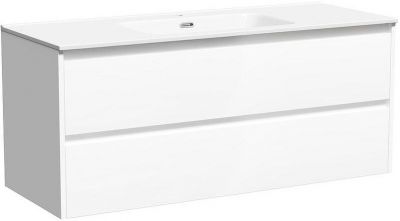 Тумба под раковину Sancos Libra 120 LB120-1W подвесная Белый глянец