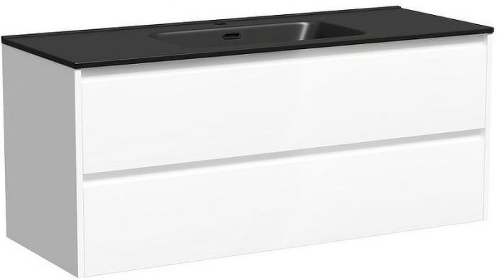 Тумба под раковину Sancos Libra 120 LB120-1W подвесная Белый глянец