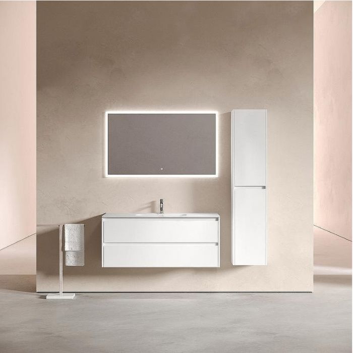 Тумба под раковину Sancos Libra 120 LB120-1W подвесная Белый глянец