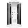 Душевая кабина Royal Bath RB 90HK7-BT-CH (черное/прозрачное)