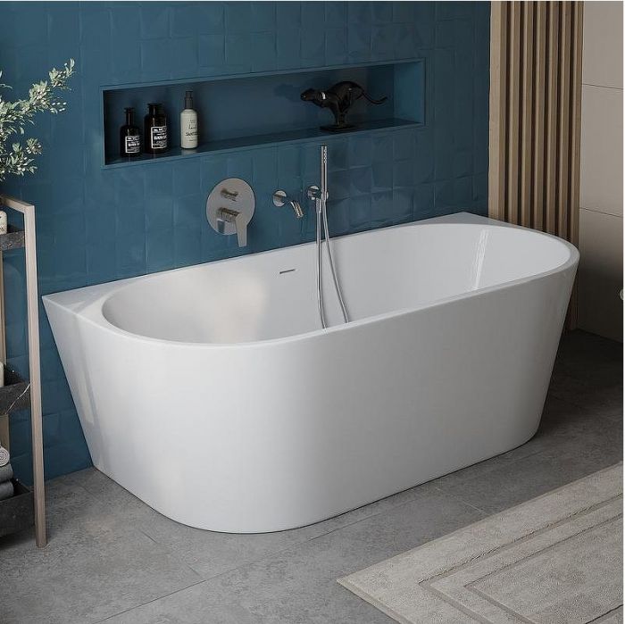 Акриловая ванна BelBagno 140x75 BB710-1400-750 без гидромассажа