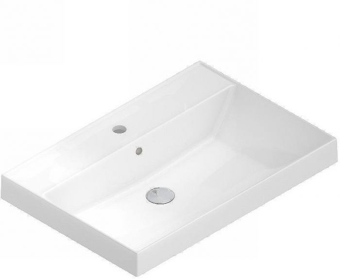 Раковина Kerama Marazzi Cubo 70 CU.wb.70 Белая глянцевая