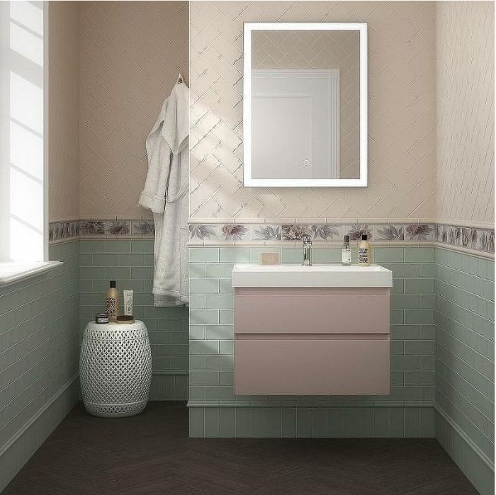 Раковина Kerama Marazzi Cubo 70 CU.wb.70 Белая глянцевая