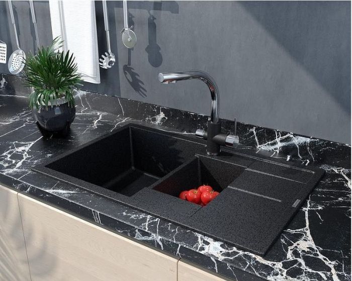Кухонная мойка Paulmark Flugen 60/1,5 PM237850-DG Графит