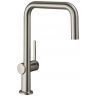 Hansgrohe Talis M54 Смеситель для кухни, 1 отв., цвет: нержавеющая сталь