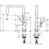 Hansgrohe Talis M54 Смеситель для кухни, 1 отв., цвет: нержавеющая сталь