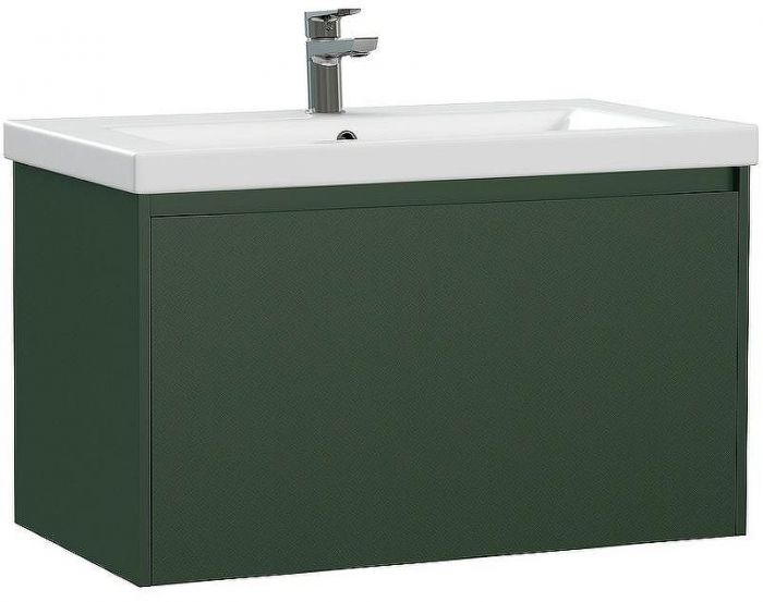 Тумба под раковину Cersanit Grande 80 64303 подвесная Зеленая