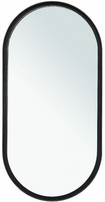Зеркало Allen Brau Infinity 50 1.21016.BL с подсветкой Черное с сенсорным выключателем