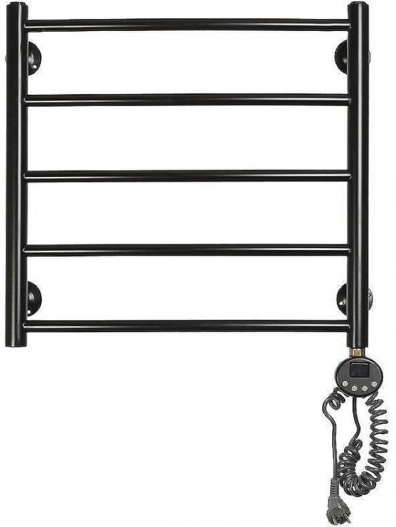 Электрический полотенцесушитель Domoterm Калипсо П5 500x500 ER Черный матовый