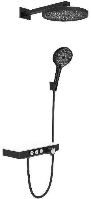 Душевая система Berges Morans 075004 Черная матовая