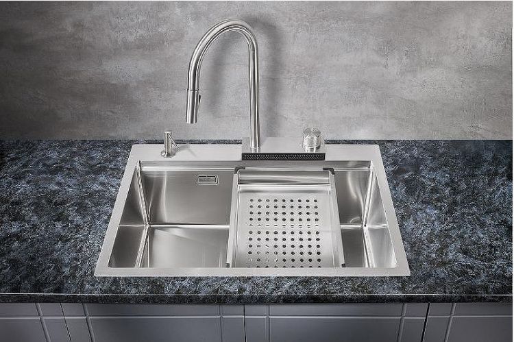 Кухонная мойка Milacio Denia 68 MC.77410 Нержавеющая сталь Кухонная мойка Milacio Denia 68 MC.77410 Нержавеющая сталь