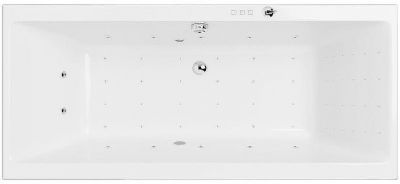 Акриловая ванна Excellent Pryzmat Slim 160x75 WAEX.PRY16S.NANO.CR с гидромассажем