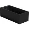 Акриловая ванна Corpa Nera Francesca 170x75 CN05024BLM Черная матовая без гидромассажа
