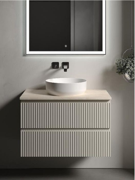 Тумба под раковину Sancos Snob R 80 SNR80CE подвесная Beige Soft