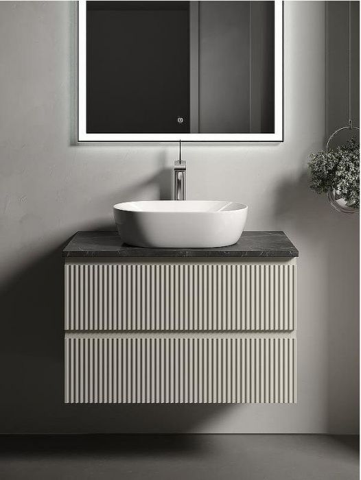 Тумба под раковину Sancos Snob R 80 SNR80CE подвесная Beige Soft