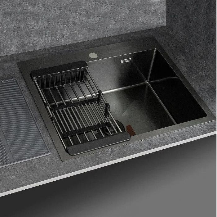 Кухонная мойка Fabia 60х50 60503G Графит