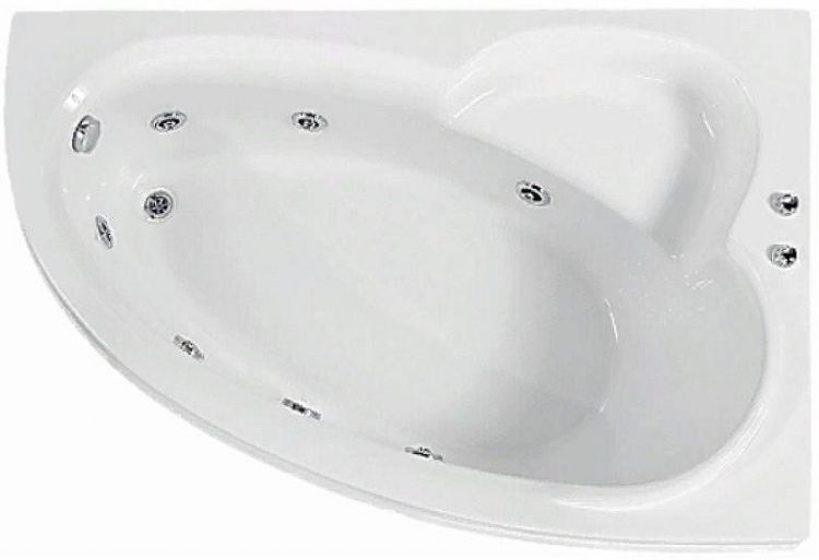 Акриловая ванна BellSan Грета 150x90 L 4627171531216 с гидромассажем