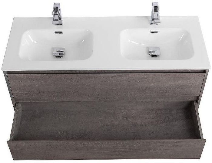 Тумба под раковину BelBagno Kraft 120 KRAFT-1200-2C-SO-2-CG подвесная Cemento Grigio