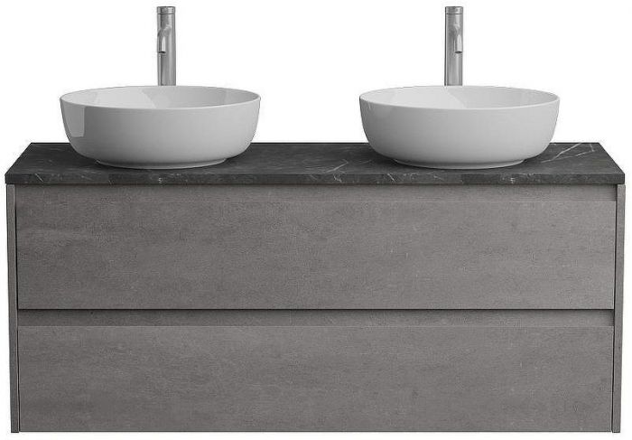 Тумба под раковину BelBagno Kraft 120 KRAFT-1200-2C-SO-2-CG подвесная Cemento Grigio