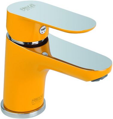 Смеситель для раковины Fiore Kevon Chic 81YX8120 цвет Хром Желтый