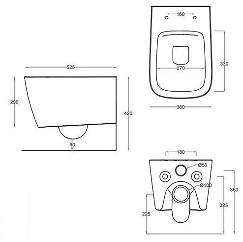 Чаша унитаза ARTCERAM A16 ASV003 01 86 акция