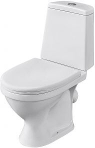 Унитаз компакт Santeri Прайм 1.P205.4.S00.00B.F с бачком и сиденьем