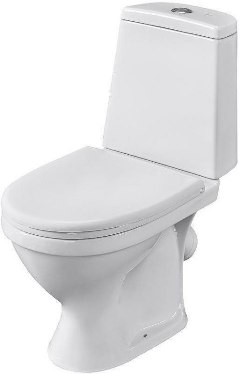 Унитаз компакт Santeri Прайм 1.P205.4.S00.00B.F с бачком и сиденьем