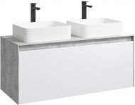 Корпус тумбы под раковину Aqwella 5 Stars Mobi 120 MOB0112BS подвесной Бетон светлый