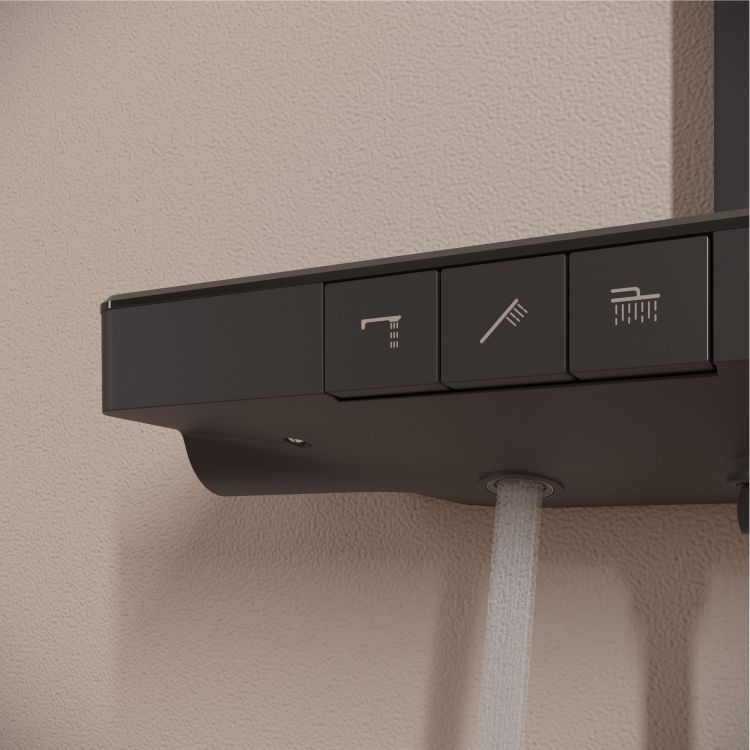 Душевая система Sancos Vos с термостатом черный,SC6100MB