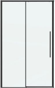 Душевая дверь Grossman Galaxy 130 100.K33.01.130.21.00 профиль Черный матовый стекло прозрачное