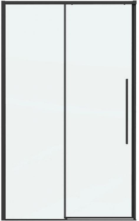 Душевая дверь Grossman Galaxy 130 100.K33.01.130.21.00 профиль Черный матовый стекло прозрачное