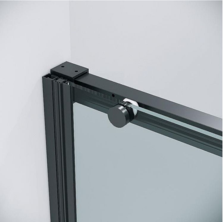 Душевая дверь Grossman Galaxy 130 100.K33.01.130.21.00 профиль Черный матовый стекло прозрачное