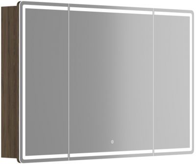 Зеркальный шкаф SANCOS Mirror 1190x150х740 мм, с LED подсветкой, MI120ECH