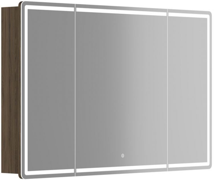 Зеркальный шкаф SANCOS Mirror 1190x150х740 мм, с LED подсветкой, MI120ECH