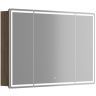 Зеркальный шкаф SANCOS Mirror 1190x150х740 мм, с LED подсветкой, MI120ECH