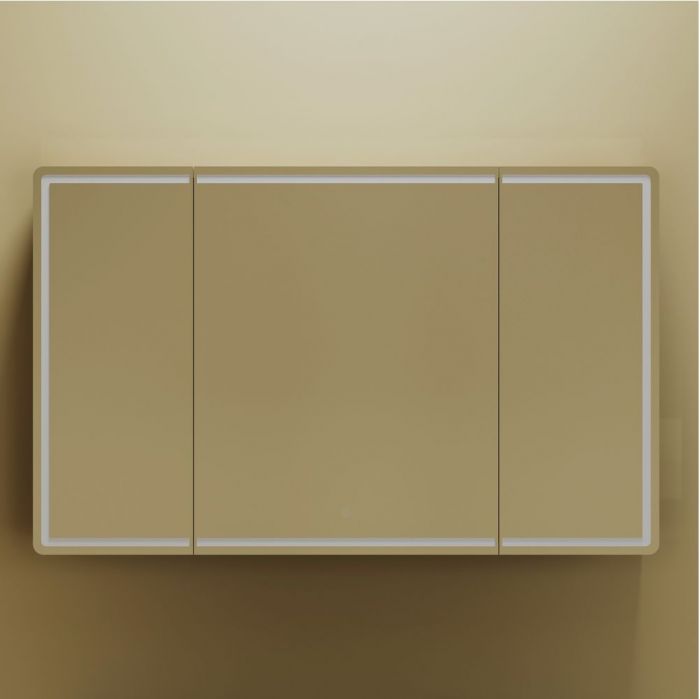 Зеркальный шкаф SANCOS Mirror 1190x150х740 мм, с LED подсветкой, MI120ECH